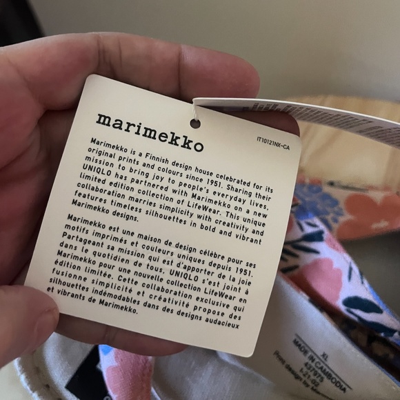 Marimekko Uniqlo collab orange and blue floral open toe espadrilles flats NWT - Picture 9 of 10